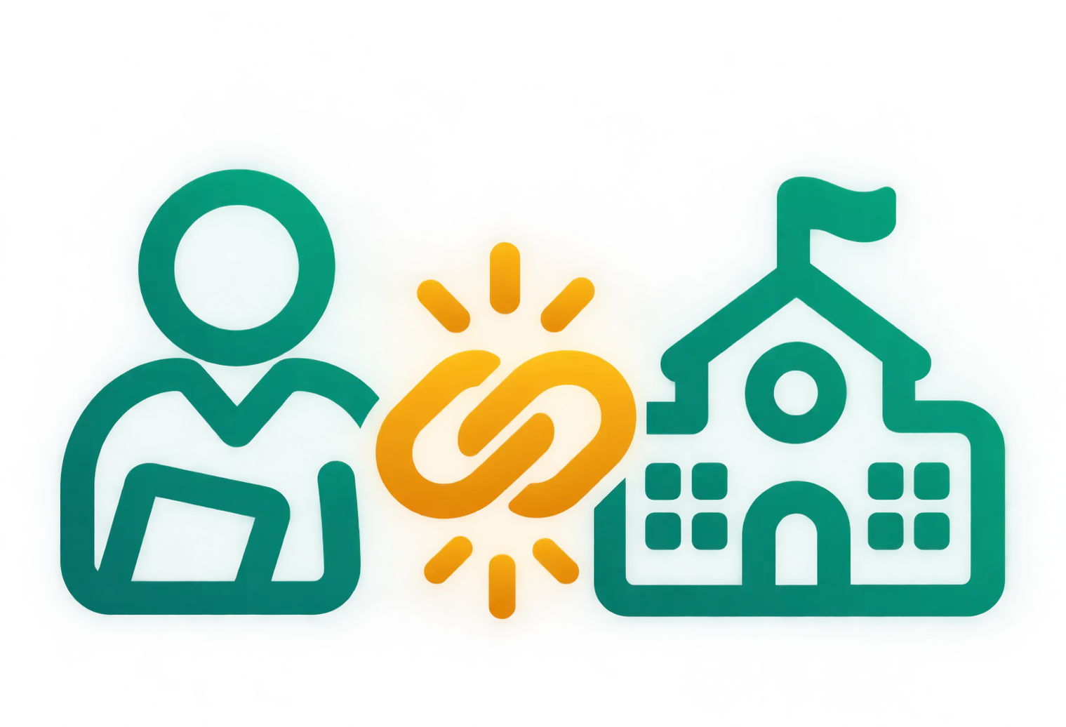 Person Link School Connection Icon